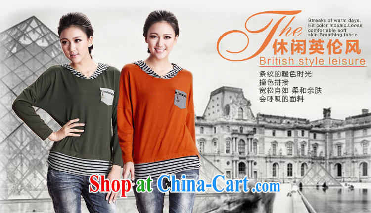 Slim, Mr Big, women 2014 new streaks Head Cap false Two-piece long-sleeved shirt T female 12,199 orange M pictures, price, brand platters! Elections are good character, the national distribution, so why buy now enjoy more preferential! Health