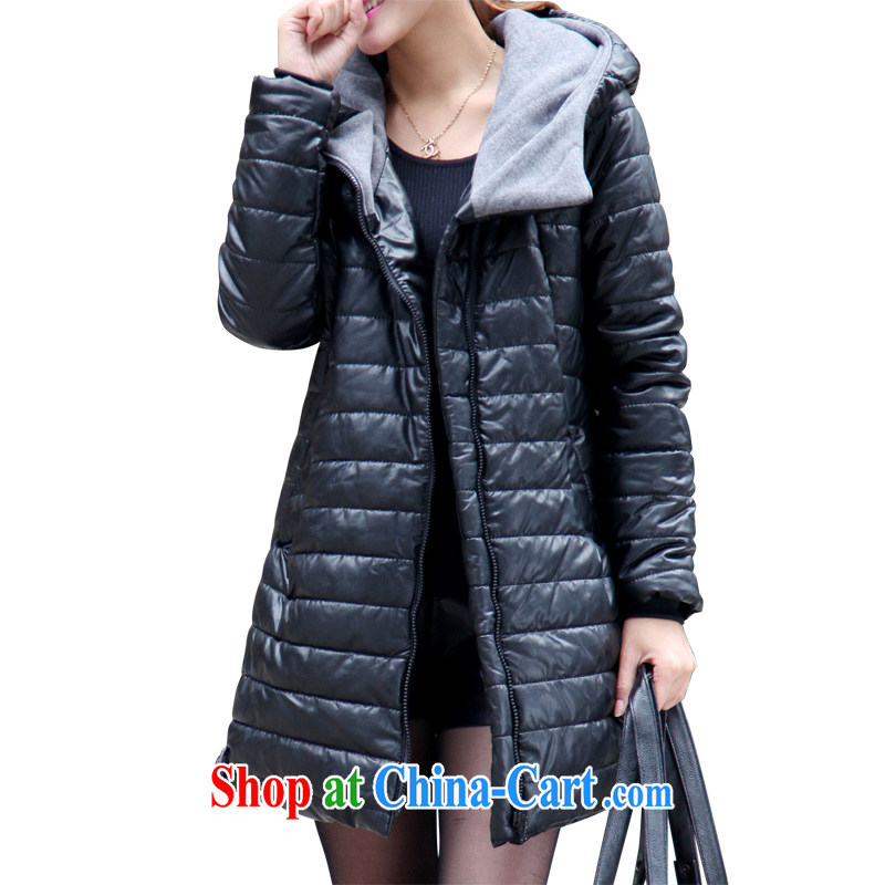 The line takes the Code women's clothing in winter, Korean video thin thick mm heavy industry is a hard thick warm relaxed countrysides D SM 2 813 classic 100 ground black 2 XL, sea routes, and on-line shopping