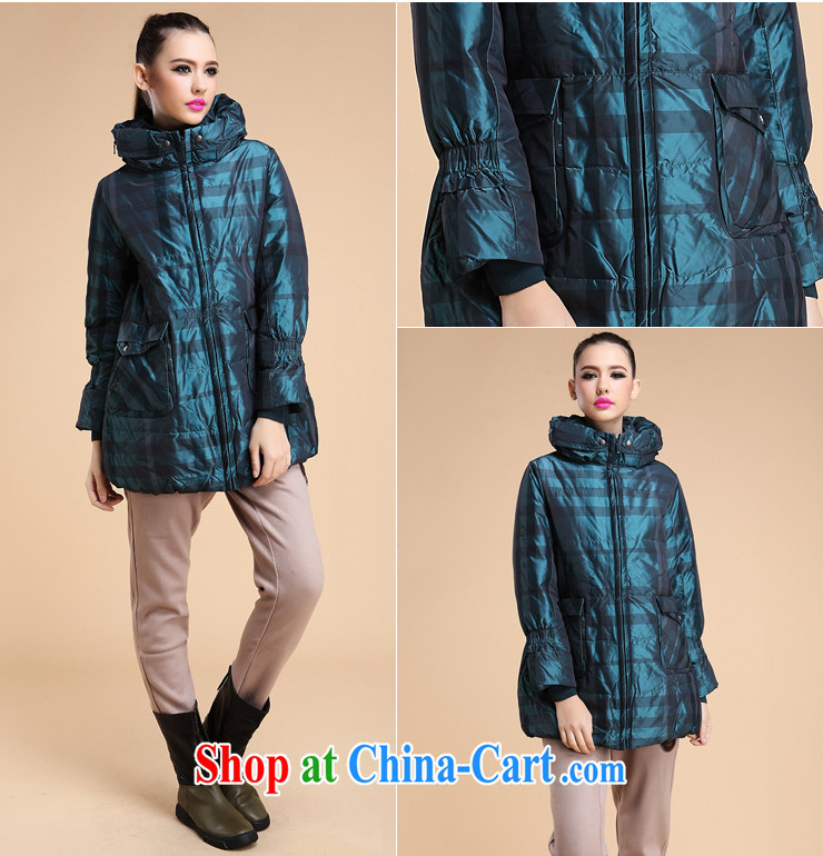 Water of winter clothing new, larger female female, long jacket, long, thick MM XL jacket Y 715, Green Grid XXL pictures, price, brand platters! Elections are good character, the national distribution, so why buy now enjoy more preferential! Health