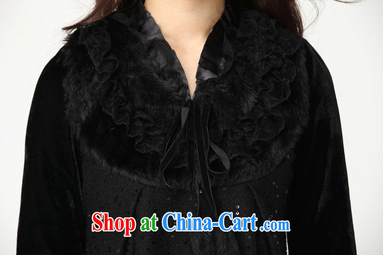 The Code women's clothing fall/winter dresses 2013 thick sister XL autumn new products for gross video thin winter dress (2 D 70 ) Black L code pictures, price, brand platters! Elections are good character, the national distribution, so why buy now enjoy more preferential! Health