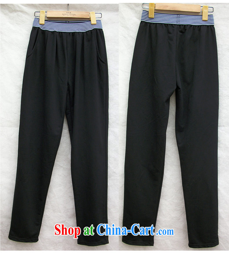 Hi Princess slave Korean XL female pants Elasticated waist graphics skinny legs pants thick sister, wind long pants A 2229 gray 4 XL 180 - 220 Jack through pictures, price, brand platters! Elections are good character, the national distribution, so why buy now enjoy more preferential! Health