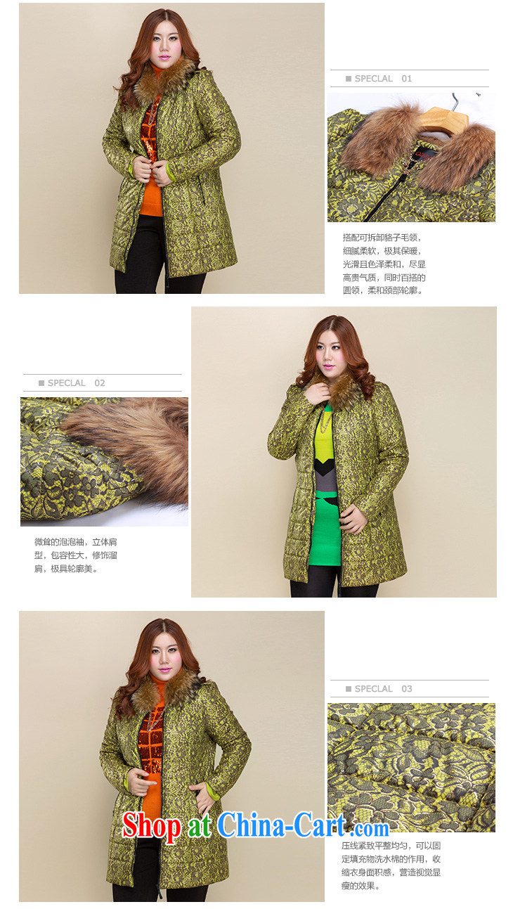 Slim LI Sau 2014 autumn and winter new, larger female round-collar hit salad link warm long-sleeved quilted coat (grant campaign sub-gross) Q 3125 yellow XL pictures, price, brand platters! Elections are good character, the national distribution, so why buy now enjoy more preferential! Health