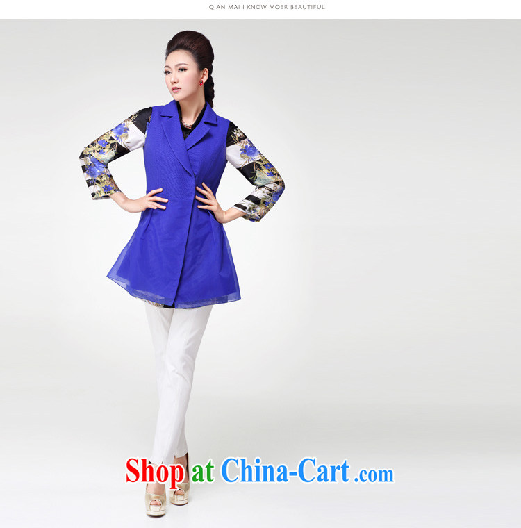 Autumn 2014 the former Mr Big, female new thick mm stylish solid-colored beauty, long, a 14,078 blue XXXL pictures, price, brand platters! Elections are good character, the national distribution, so why buy now enjoy more preferential! Health