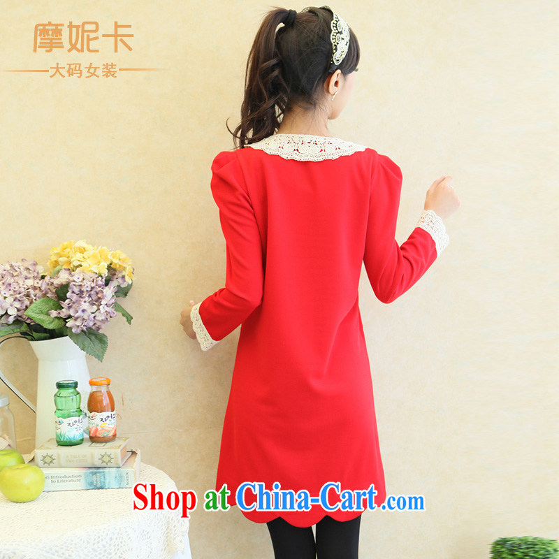 Moses Veronica 2013 the Code women mm thick winter clothing new Korean video thin doll for long-sleeved thick sister dresses red XXL, Veronica, the Code women's clothing, and shopping on the Internet