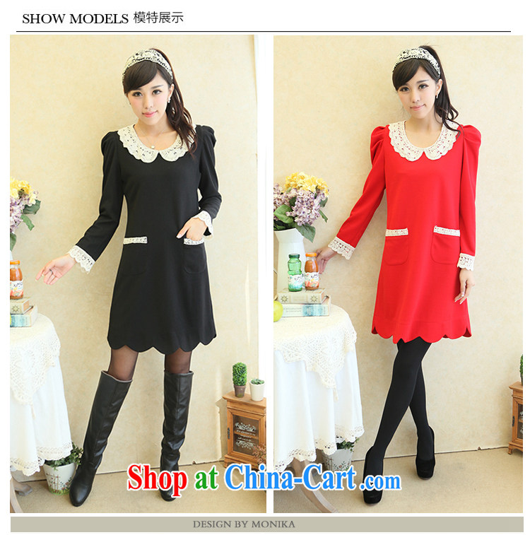 Moses Veronica 2013 the Code women mm thick winter clothing new Korean version graphics thin doll for long-sleeved thick sister dresses red XXL pictures, price, brand platters! Elections are good character, the national distribution, so why buy now enjoy more preferential! Health