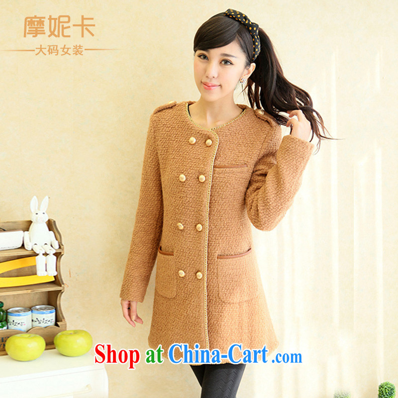 Connie Moses card the Code women 2013 mm thick winter clothes Korean version of the new, thick sister graphics thin long-sleeved hair? jacket coat and color pre-sale 12.8 the XXXXL