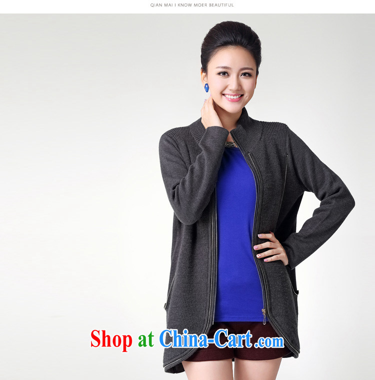 The Mak larger women 2014 winter new thick mm stylish loose long-sleeved high collar sweater S 13,005 dark gray XXL pictures, price, brand platters! Elections are good character, the national distribution, so why buy now enjoy more preferential! Health