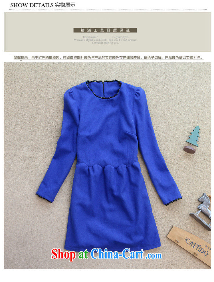 Moses Veronica larger female 2013 mm thick winter clothing Korean version of the new graphics thin long-sleeved gross? Small incense, a blue skirt XXXXL pictures, price, brand platters! Elections are good character, the national distribution, so why buy now enjoy more preferential! Health