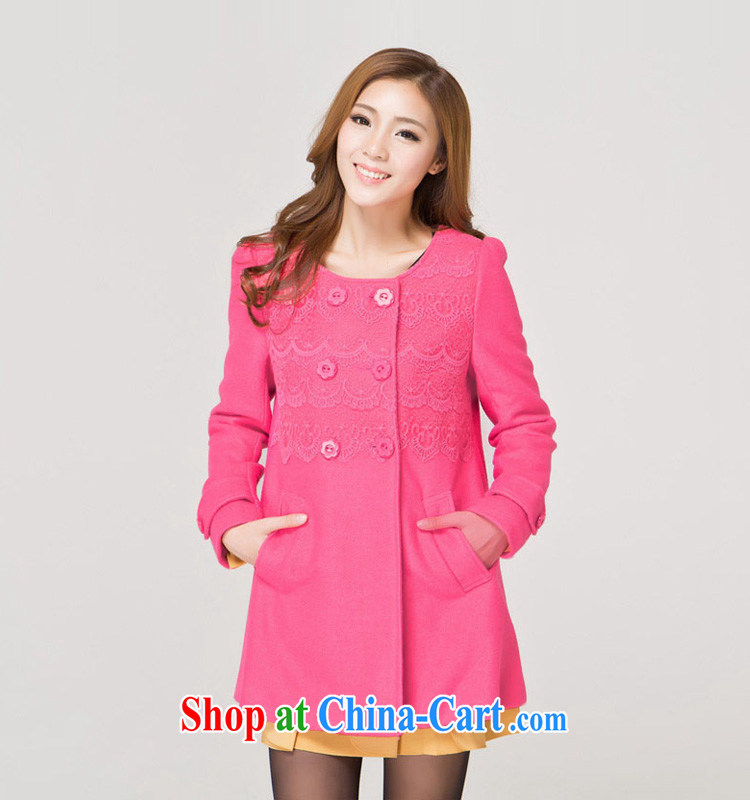 2014 mm thick in winter, and indeed increase, what about gross coat King, female thick wool coat is the red 4 XL pictures, price, brand platters! Elections are good character, the national distribution, so why buy now enjoy more preferential! Health