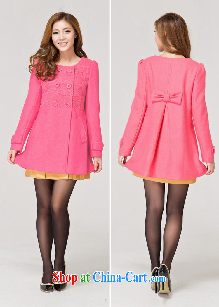 2014 mm thick in winter, and indeed increase, what about gross coat King, female thick wool coat is the red 4 XL pictures, price, brand platters! Elections are good character, the national distribution, so why buy now enjoy more preferential! Health