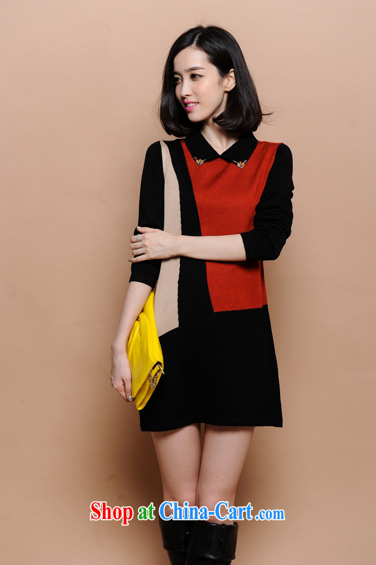 Autumn 2014 the new King, ladies dress Korean women is indeed the XL wool cashmere skirts beauty spell-colored long-sleeved dresses 8 orange 3 XL recommended weight 170 Jack pictures, price, brand platters! Elections are good character, the national distribution, so why buy now enjoy more preferential! Health