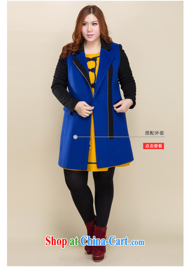 Slim LI Sau 2014 autumn and winter new, larger female decoration, graphics thin bow tie-neck long-sleeved dresses Q 3277 yellow XXXL pictures, price, brand platters! Elections are good character, the national distribution, so why buy now enjoy more preferential! Health