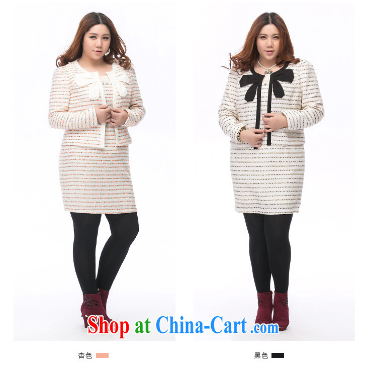 Slim LI Sau 2014 autumn and winter new, larger female beauty close bubble cuff bow-tie decorated with short jacket, 3285 Q apricot XXXXL pictures, price, brand platters! Elections are good character, the national distribution, so why buy now enjoy more preferential! Health