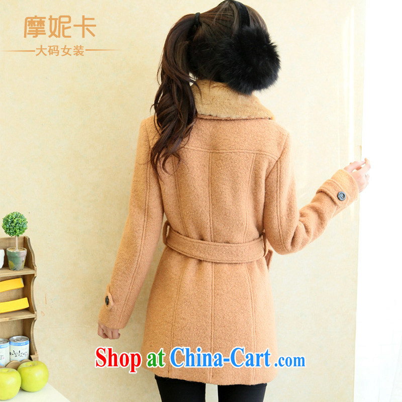 Moses Veronica 2013 the Code women mm thick winter clothing new Korean video thin, long hair, jacket is equipped with hair for girls and color XXXXL, Moses Veronica, the Code women, online shopping
