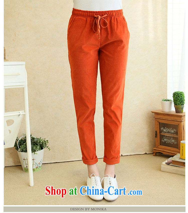King, female 2014 Korean spring new thick sister elasticated waist straps leisure video thin trousers trousers children orange XL pictures, price, brand platters! Elections are good character, the national distribution, so why buy now enjoy more preferential! Health