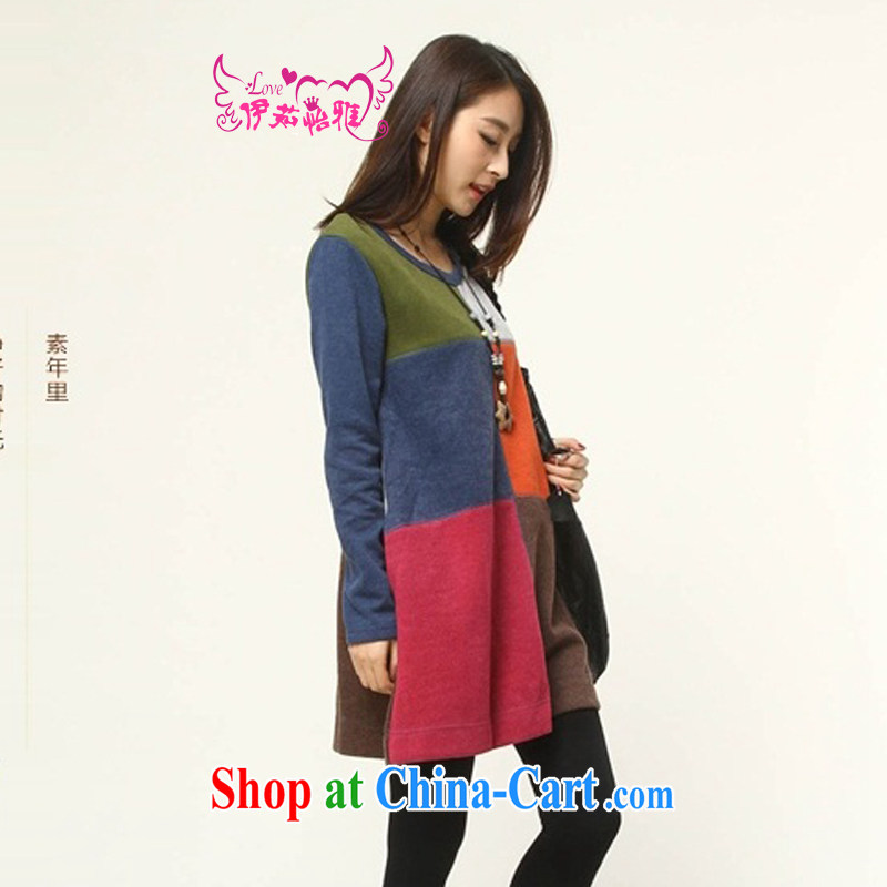 The Ju-Yee Nga new large, female, long Winter Sweater dresses YA 100,681 red XL, Ju-yee Nga, and shopping on the Internet