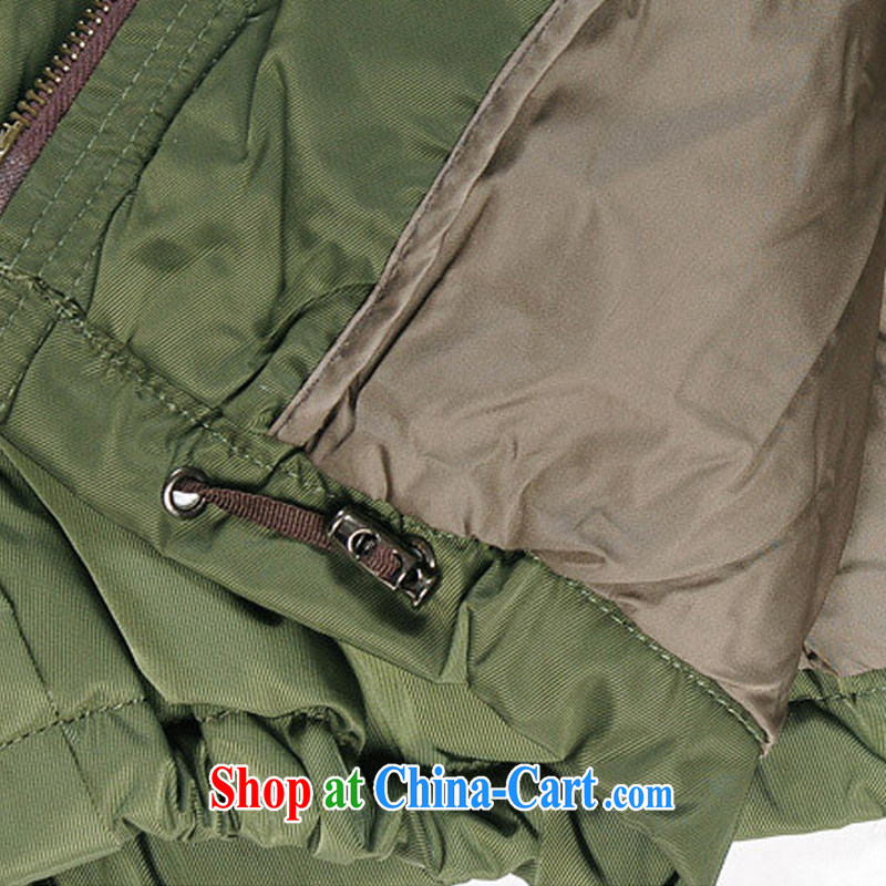 Winter clothing new king, female jacket mm thick, long, and indeed increase, thick stylish loose feather jacket, genuine 109 army green 5 XL weighing about 180 jack, Queen sleeper sofa Ngai Advisory Committee, the Code women, shopping on the Internet