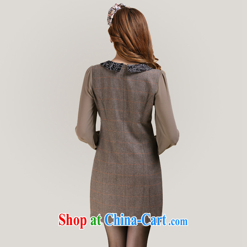 Mephidross has long honey, and indeed increase, female fat sister autumn is new fashion doll for long-sleeved dress 3101 picture color the code 5 XL Mephitic economy Honey (MENTIMISI), and, on-line shopping