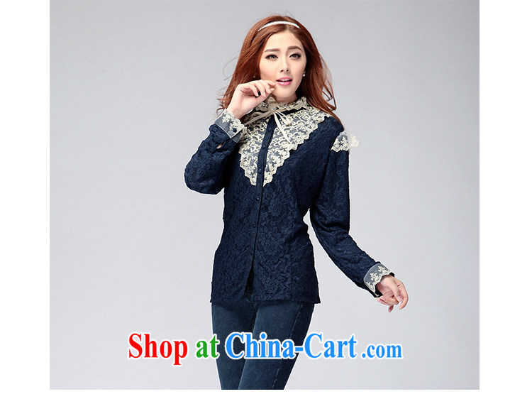 Mephidross has long honey, and indeed increase, women with autumn Korean fat sister lace long-sleeved T-shirt 6139 photo color XXXXL pictures, price, brand platters! Elections are good character, the national distribution, so why buy now enjoy more preferential! Health