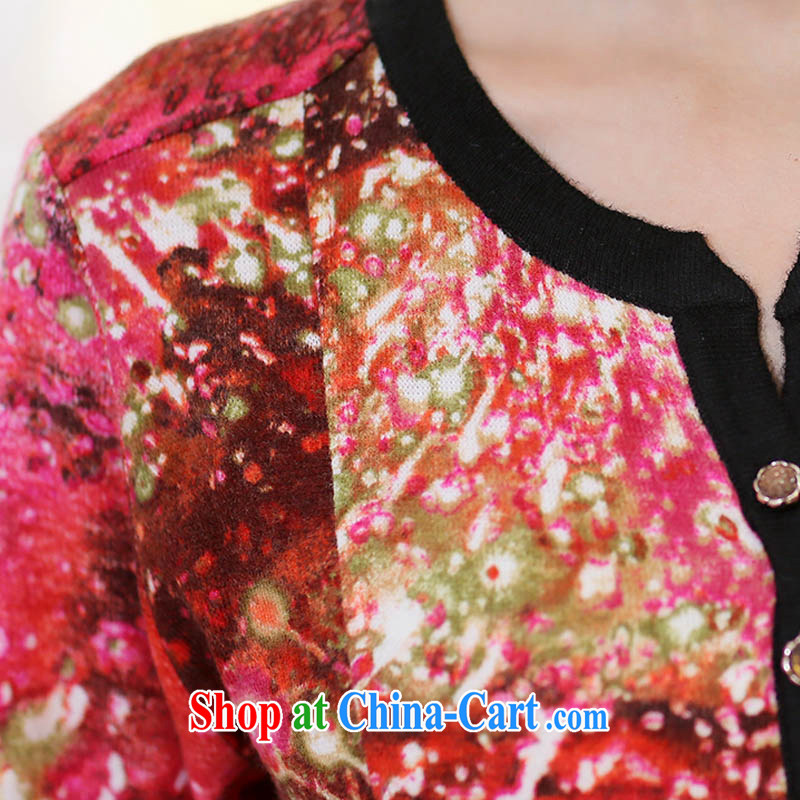 Optimize 100, 2014 summer new, larger female dresses summer Women's dress code fashion dresses Korean video thin red 3XL, optimize 100 (YBKCP), shopping on the Internet