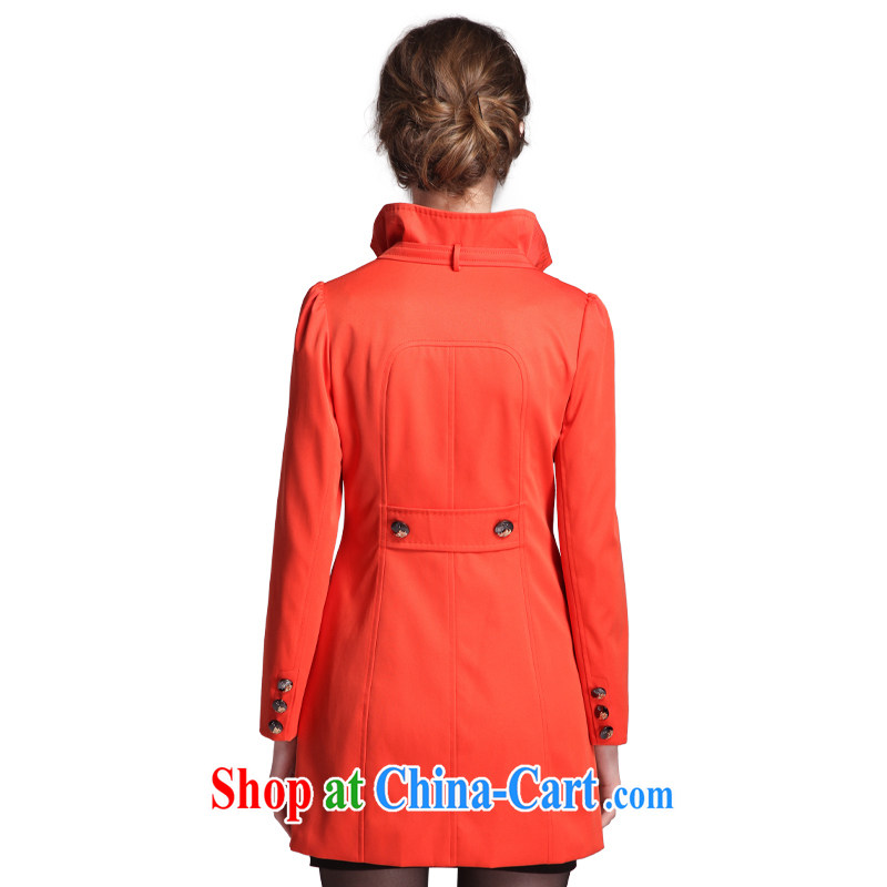 Yuen core women spring 2015, new products, clothing and girls, for the code in cultivating long-wind jacket women watermelon red XL, Yuen core, shopping on the Internet