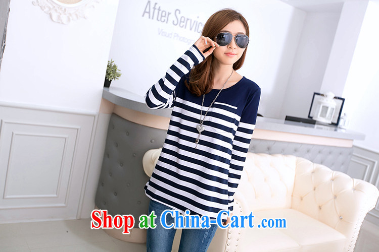 The Magic advisory committee 2015 spring loaded the code 100 cultivating a striped round-collar solid shirt T shirts girls long-sleeved Q 8812 blue + Article on XXXL pictures, price, brand platters! Elections are good character, the national distribution, so why buy now enjoy more preferential! Health