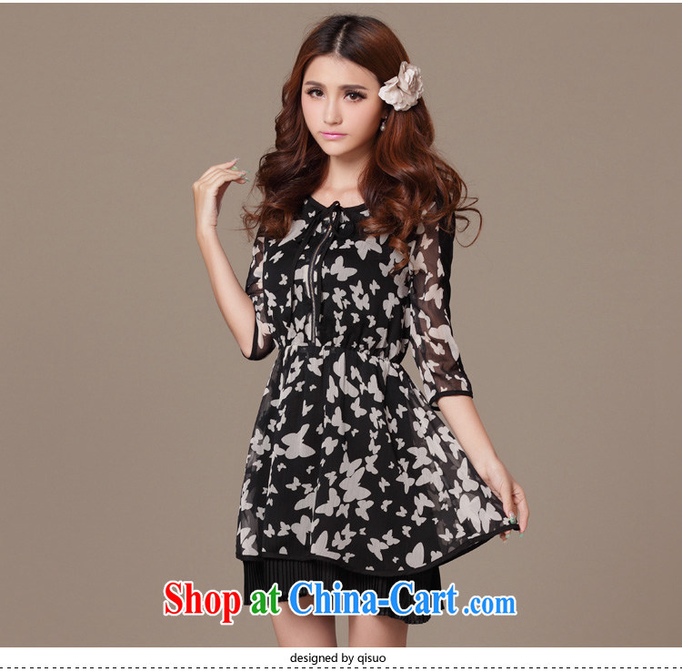cheer for 2014 XL girls thick MM spring New floral thick sister graphics thin large 7 cuff dress 1975 apricot small floral L pictures, price, brand platters! Elections are good character, the national distribution, so why buy now enjoy more preferential! Health