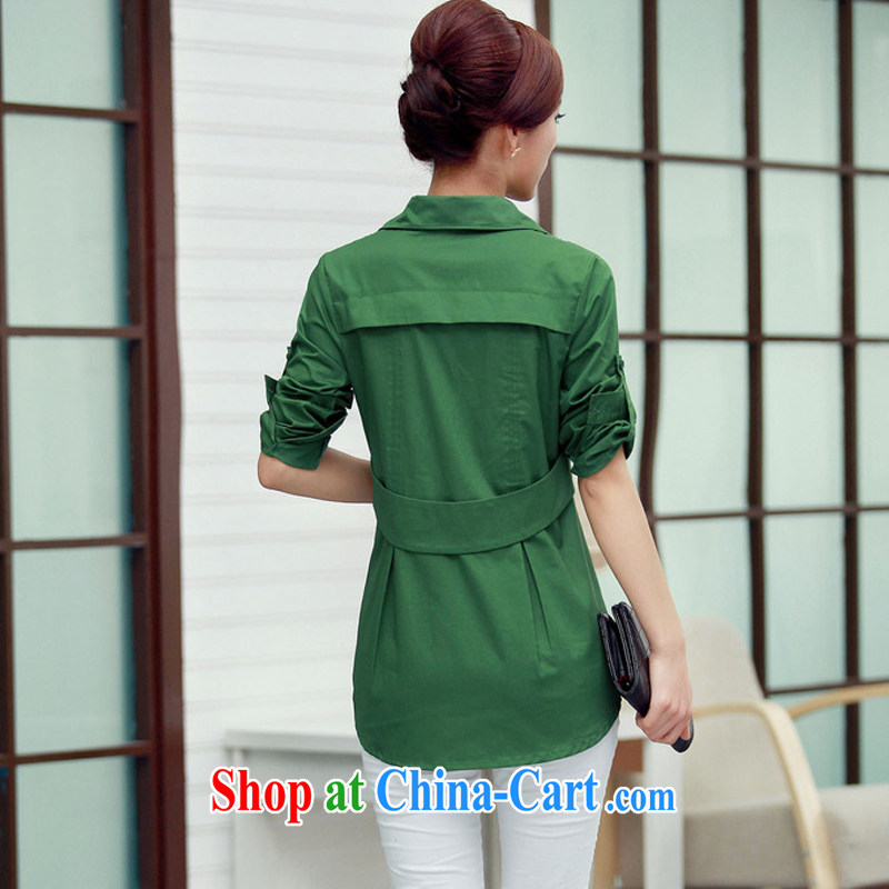 Pi-optimized Connie New Spring and Autumn and casual shirt girls long-sleeved top, replacing cotton shirt BW 09,829 green 3 XL recommendations 140 - 155 jack, optimization, Connie, shopping on the Internet