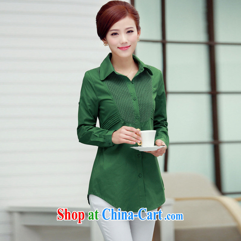 Pi-optimized Connie New Spring and Autumn and casual shirt girls long-sleeved top, replacing cotton shirt BW 09,829 green 3 XL recommendations 140 - 155 jack, optimization, Connie, shopping on the Internet