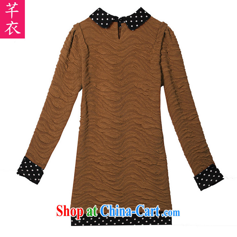 Constitution, and, indeed, women 2015 spring new long-sleeved black ribbed hem sense of Korean Beauty graphics thin waves, anti-adoption leave of two part kit black large XL 120 - 140 jack, constitution, and, shopping on the Internet