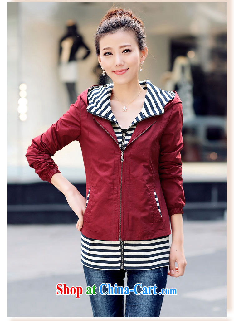 The Ju-Yee Nga spring Women's clothes Korean king code streaks spell series cap short jacket YY 890,782 maroon XXXL pictures, price, brand platters! Elections are good character, the national distribution, so why buy now enjoy more preferential! Health