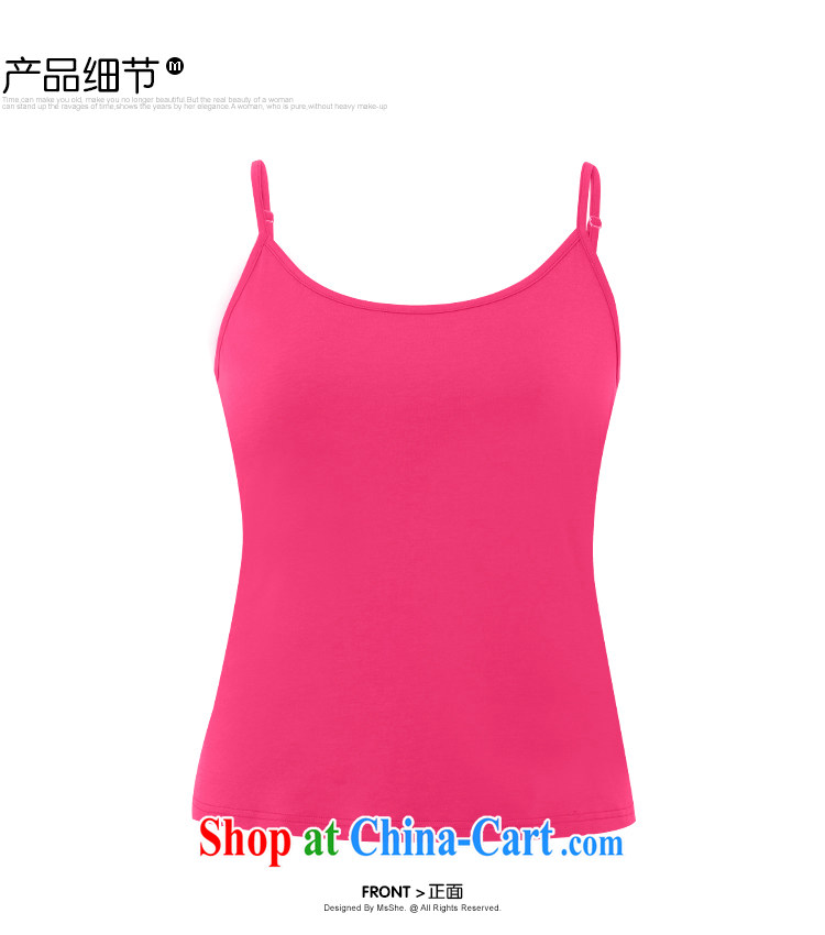 MsShe XL girls 2015 new summer Recreation Ground on 100 female small vest small strap with pre-sale 6630 white 4XL pictures, price, brand platters! Elections are good character, the national distribution, so why buy now enjoy more preferential! Health