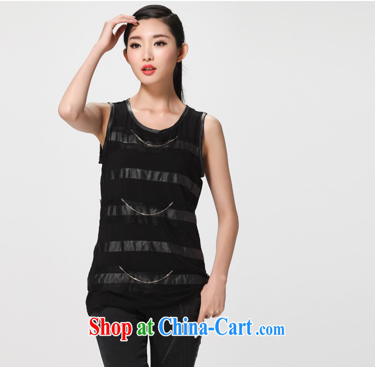 Water by spring 2014 the new solid shirt thick mm XL Korean Beauty Stripe vest S CA 14 2734 black L pictures, price, brand platters! Elections are good character, the national distribution, so why buy now enjoy more preferential! Health