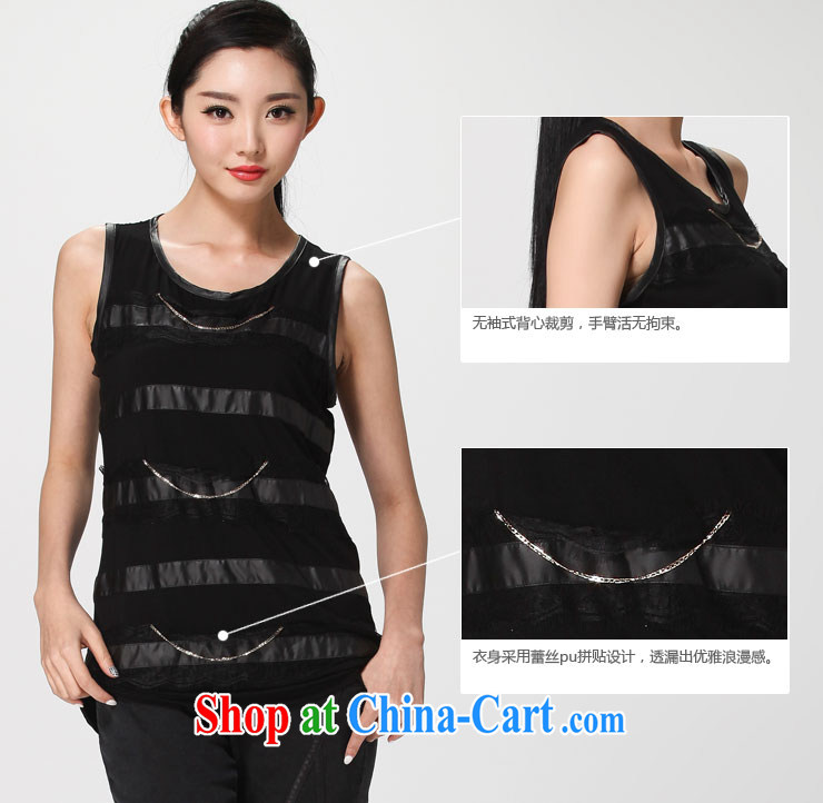 Water by spring 2014 the new solid shirt thick mm XL Korean Beauty Stripe vest S CA 14 2734 black L pictures, price, brand platters! Elections are good character, the national distribution, so why buy now enjoy more preferential! Health