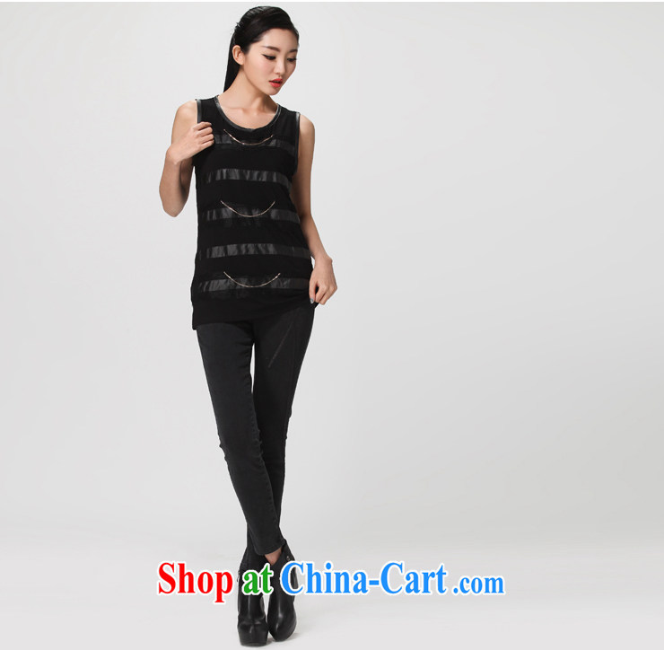 Water by spring 2014 the new solid shirt thick mm XL Korean Beauty Stripe vest S CA 14 2734 black L pictures, price, brand platters! Elections are good character, the national distribution, so why buy now enjoy more preferential! Health