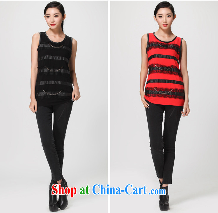 Water by spring 2014 the new solid shirt thick mm XL Korean Beauty Stripe vest S CA 14 2734 black L pictures, price, brand platters! Elections are good character, the national distribution, so why buy now enjoy more preferential! Health