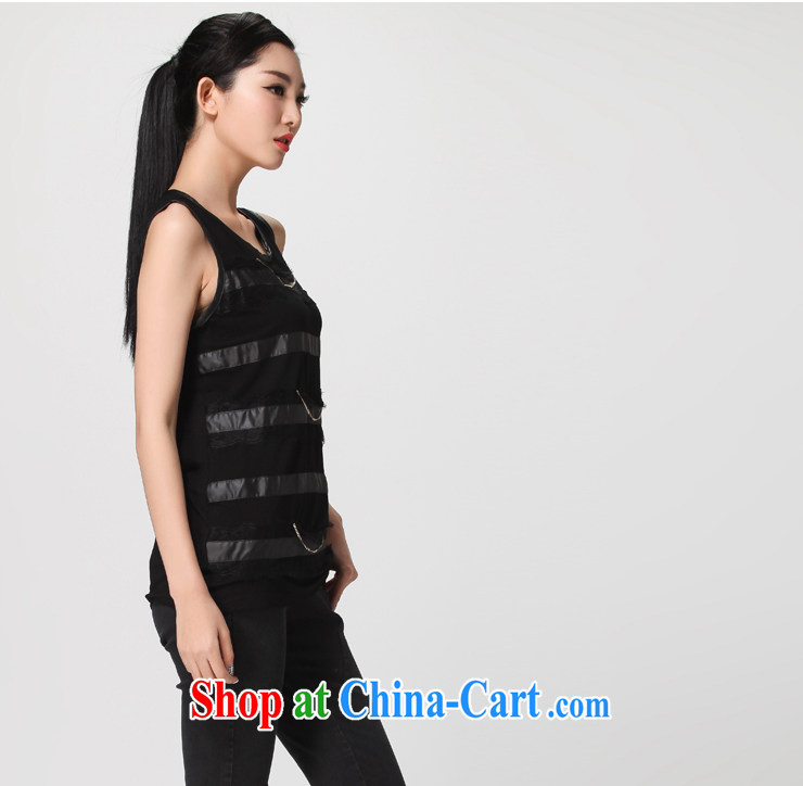 Water by spring 2014 the new solid shirt thick mm XL Korean Beauty Stripe vest S CA 14 2734 black L pictures, price, brand platters! Elections are good character, the national distribution, so why buy now enjoy more preferential! Health