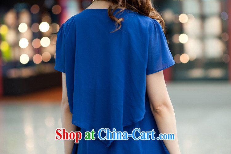 Cheuk-yan Yi-lai (summer 2014 the Code women flouncing V collar hot drill snow woven cake skirt dress 920 blue 5 XL pictures, price, brand platters! Elections are good character, the national distribution, so why buy now enjoy more preferential! Health