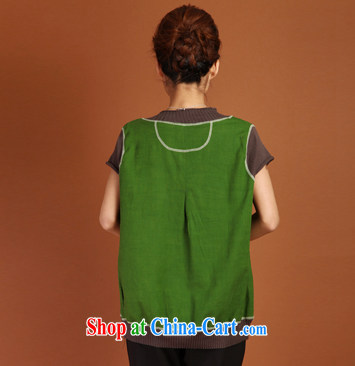 The line spend a lot, girls summer new Korean video thin thick mm spell color knitting stitching short-sleeved General, loose shirt 4 FS 09 green 3 XL pictures, price, brand platters! Elections are good character, the national distribution, so why buy now enjoy more preferential! Health