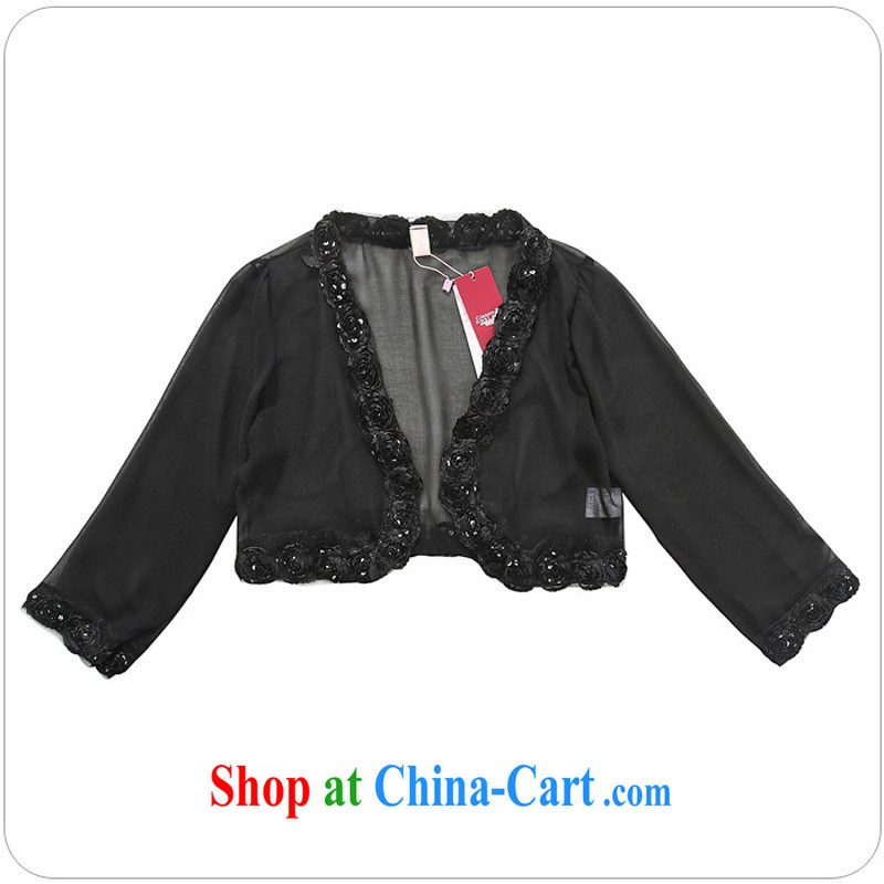 The payment package spring-loaded fine blossoms border in cuff 100 snow ground woven shawl large, sandy beach, small shoulder jacket cardigan Air Conditioning T-shirt sunscreen clothing jacket white 3XL, land is still the garment, shopping on the Internet