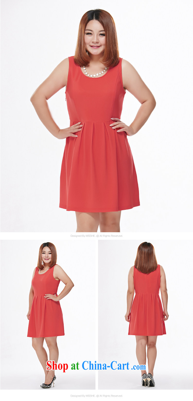 The MsShe indeed XL women 2015 mm thick sister spring sleeveless vest dress up 100 6525 West red 4 XL pictures, price, brand platters! Elections are good character, the national distribution, so why buy now enjoy more preferential! Health