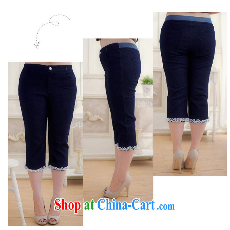 NOS summer and indeed increase, women pregnant women 7 solid pants jeans pants, loose video thin aggressive S 20,031 blue 3 XL (180 - 210 ) jack, a thin (NOS), online shopping