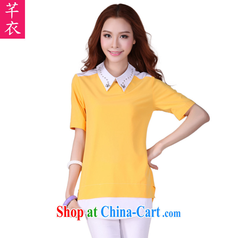 Constitution, and, indeed, women 2015 spring new high quality wood drill lapel shirt short-sleeved snow woven shirts thick mmOL commuter T-shirt dark blue 2 XL 135-150, constitution, and shopping on the Internet