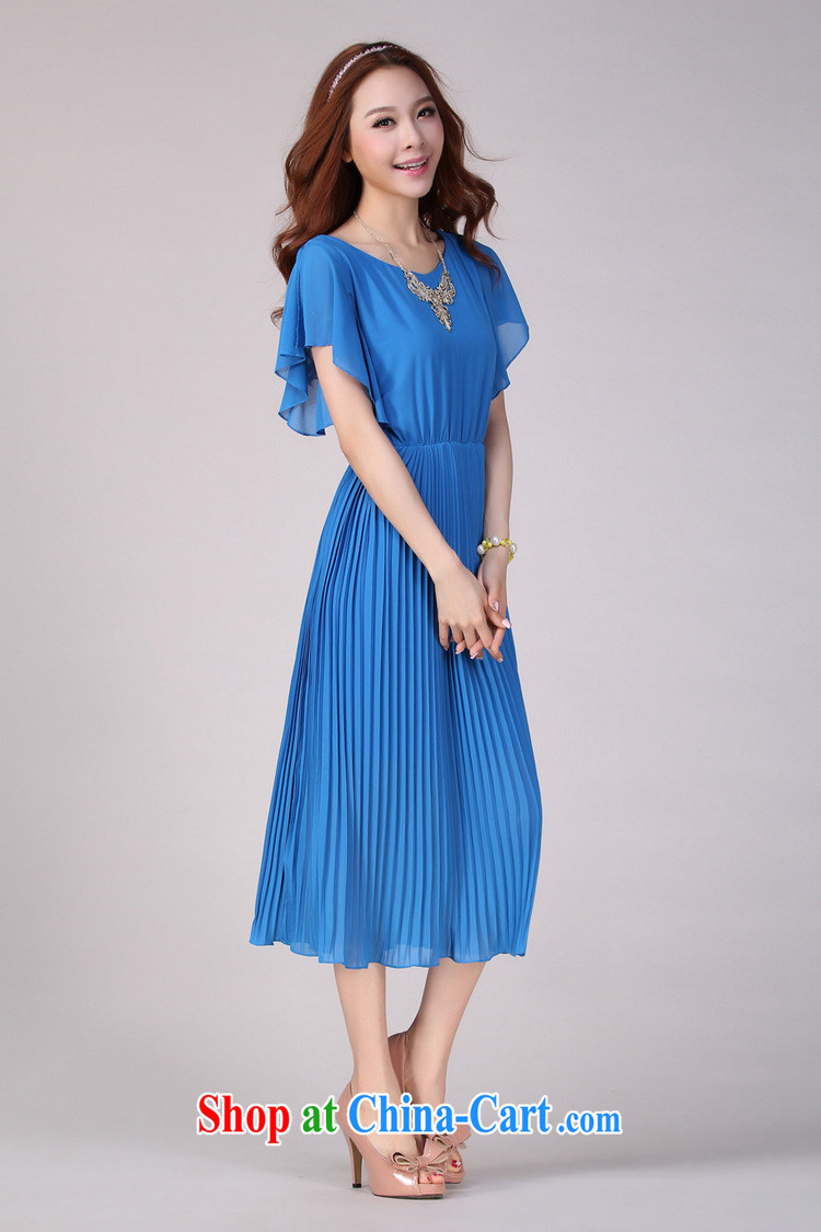 Constitution Yi XL women dresses 2015 new stylish flouncing short-sleeve 100hem snow woven long skirt the code beach skirt the code thick sister elegant resort skirt orange 4 XL 165 - 180 Jack pictures, price, brand platters! Elections are good character, the national distribution, so why buy now enjoy more preferential! Health