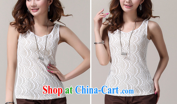Thin (NOS) Korean version 4 quarter, the code knitted vests cultivating graphics thin lace stamp duty straps shirt T 9131 white 2XL 120 - 140 Jack pictures, price, brand platters! Elections are good character, the national distribution, so why buy now enjoy more preferential! Health