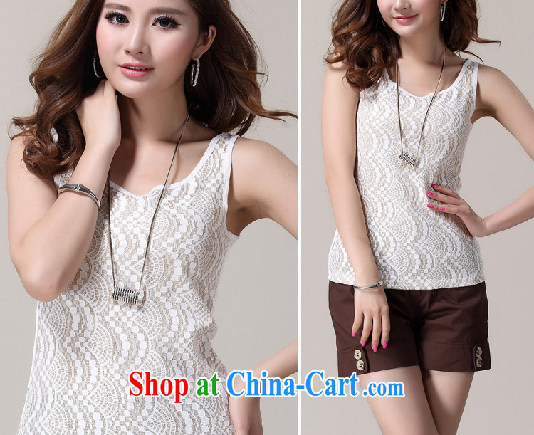 Thin (NOS) Korean version 4 quarter, the code knitted vests cultivating graphics thin lace stamp duty straps shirt T 9131 white 2XL 120 - 140 Jack pictures, price, brand platters! Elections are good character, the national distribution, so why buy now enjoy more preferential! Health
