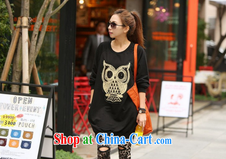 NOS XL female owl commercial heart pattern round neck 100a loose video thin long-sleeved cotton T shirt A 6871 commercial heart pattern 3 XL/210 Jack left and right pictures, price, brand platters! Elections are good character, the national distribution, so why buy now enjoy more preferential! Health