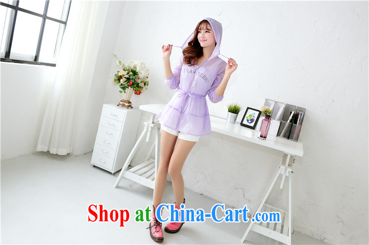 Wei-wei, was the 2015 Korean version of the greater, female long-sleeved sunscreen clothing UV female, long-T-shirt AD 361 purple XXL pictures, price, brand platters! Elections are good character, the national distribution, so why buy now enjoy more preferential! Health