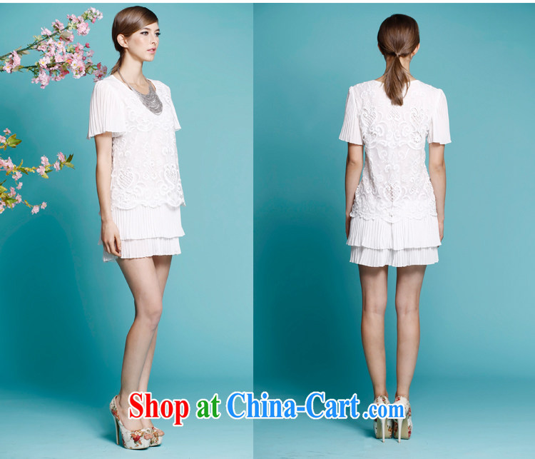 tomnrabbit 2014 spring new dress code the dress mm thick snow woven loose video thin ice woven lace 100 hem-white L pictures, price, brand platters! Elections are good character, the national distribution, so why buy now enjoy more preferential! Health