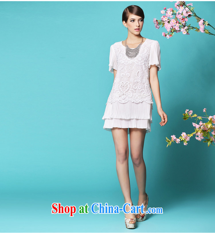tomnrabbit 2014 spring new dress code the dress mm thick snow woven loose video thin ice woven lace 100 hem-white L pictures, price, brand platters! Elections are good character, the national distribution, so why buy now enjoy more preferential! Health